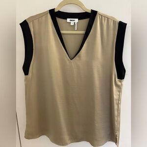 DKNY Black and Beige Garment